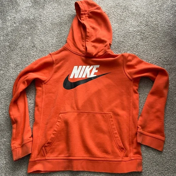 Nike Shirts Tops Nike Orange Youth Large Hoodie Poshmark